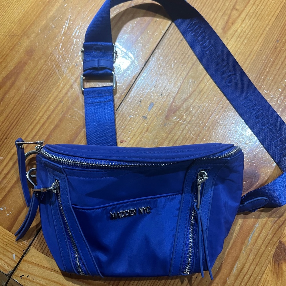 Steve Madden Blue and Black Crossbody Bag